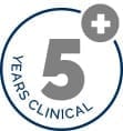 5 years clinical icon